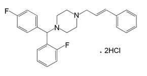 1-[(RS)-(2-Fluorophenyl)(4-fluorophenyl)methyl]-4-[(2E)-3-phenylprop-2-enyl]piperazine Dihydrochloride